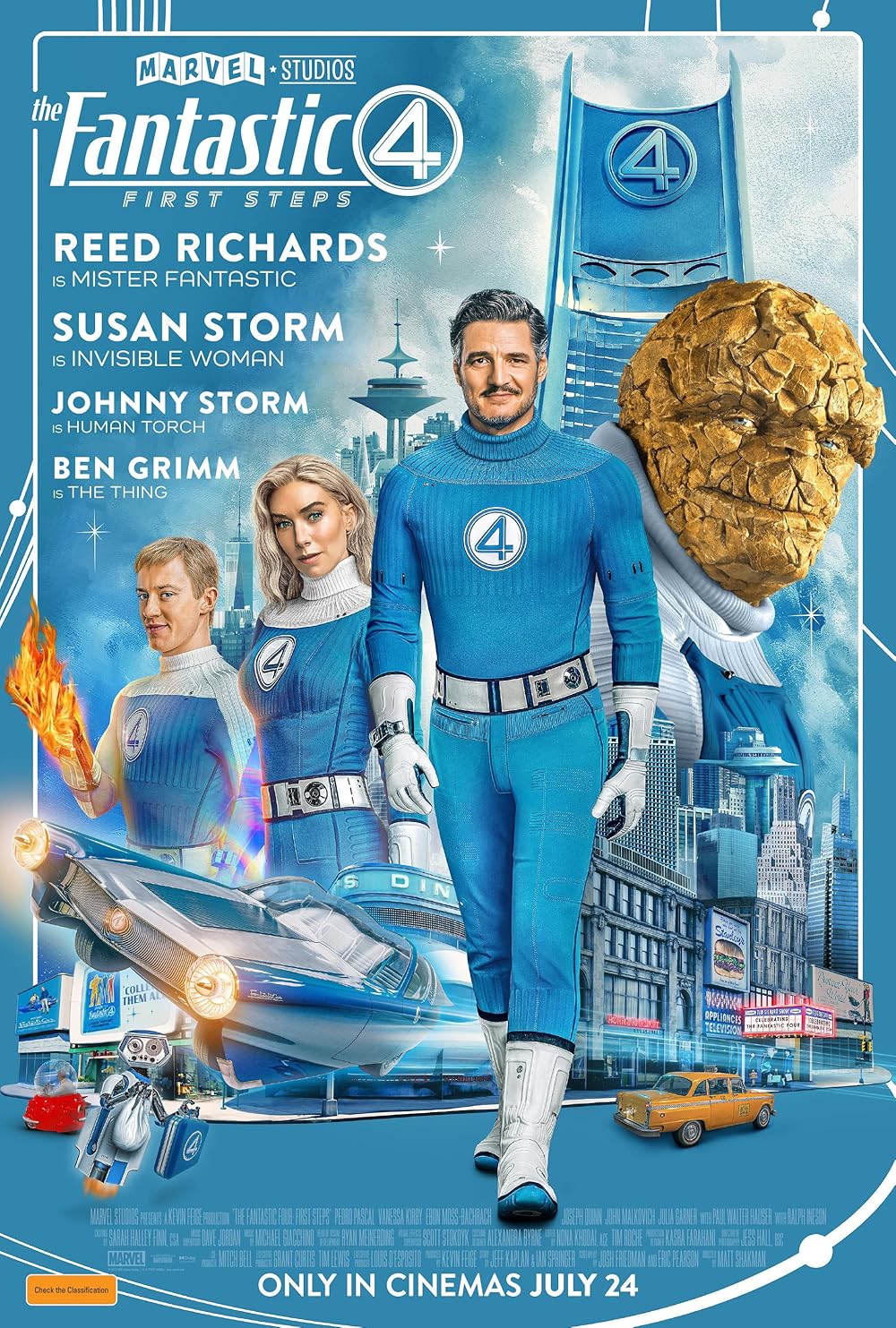 چهار شگفت‌انگیز: گام‌های نخست