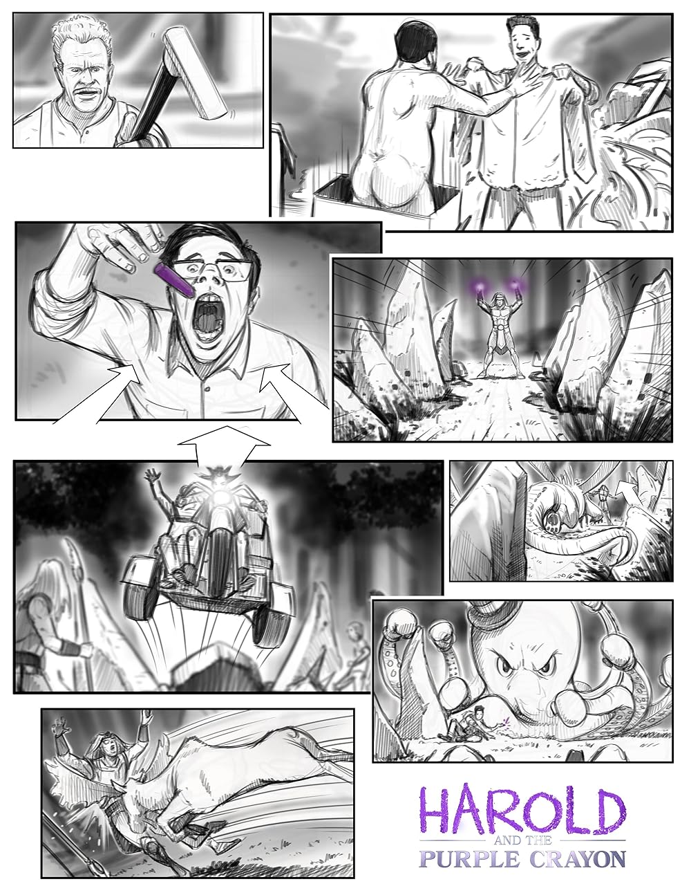 هارولد و مداد رنگی بنفش