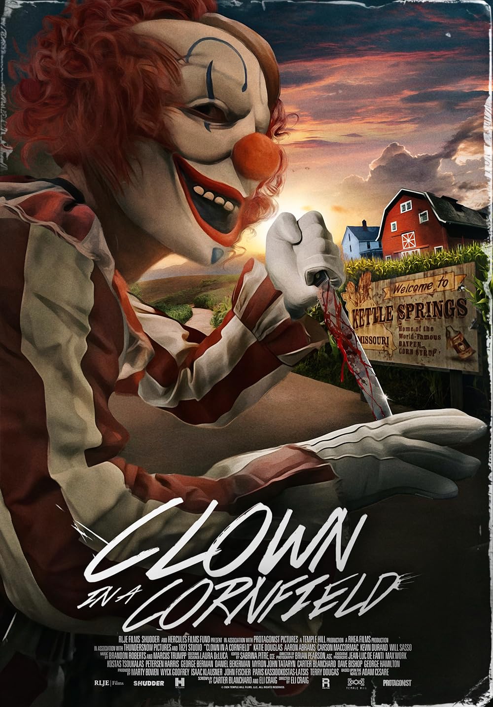 دلقک در مزرعه ذرت