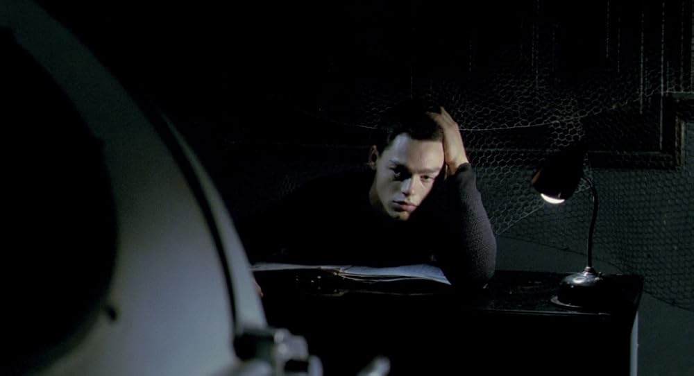 در یک قفسه شیشه ای