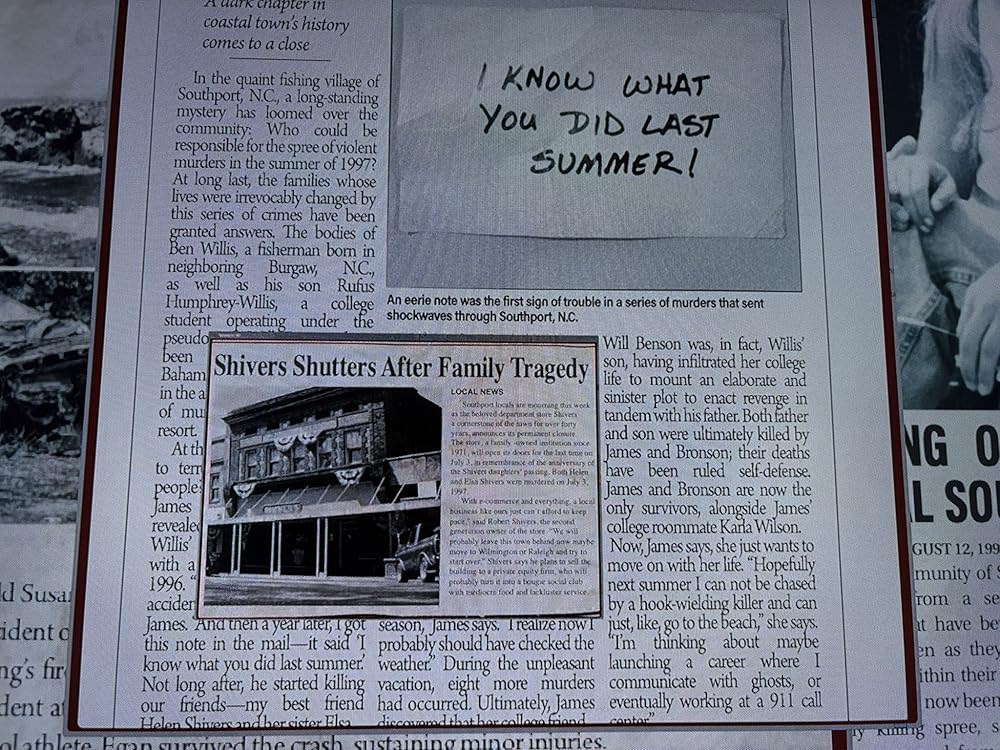 می‌دانم تابستان پیش چه کردی