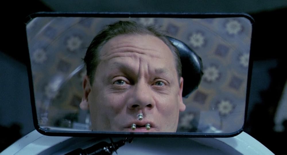 در یک قفسه شیشه ای