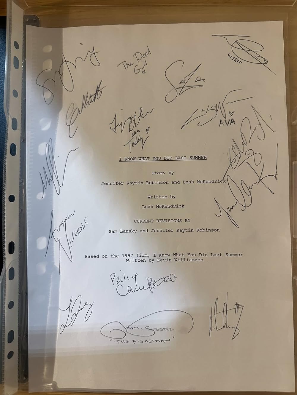 می‌دانم تابستان پیش چه کردی