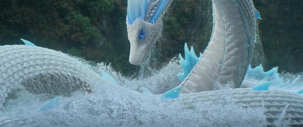 مار سفید: بر فراز آب