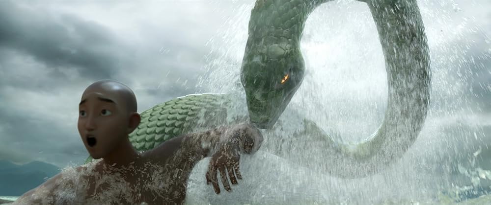 مار سفید: بر فراز آب