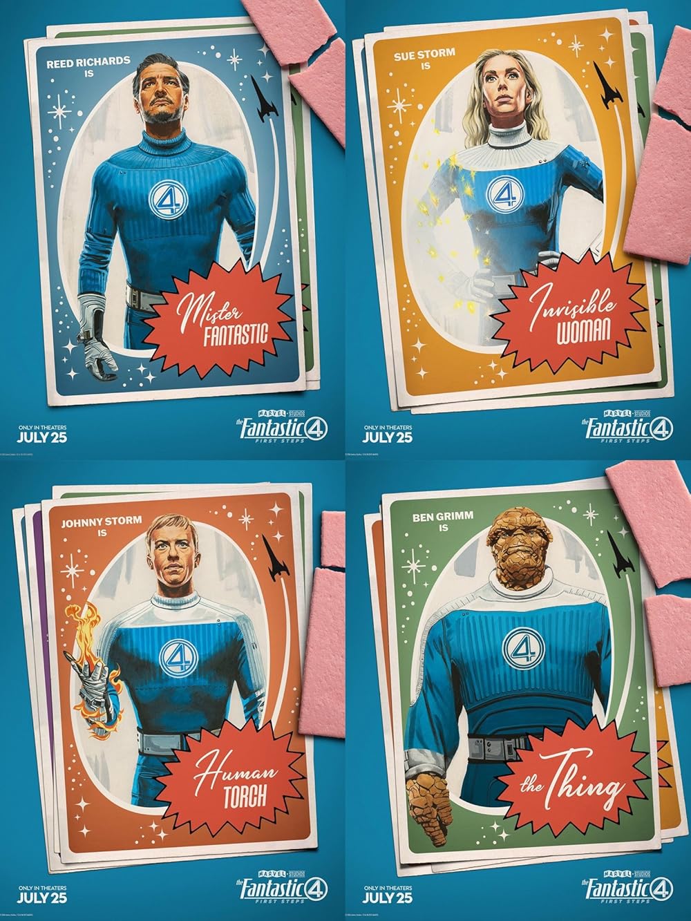 چهار شگفت‌انگیز: گام‌های نخست