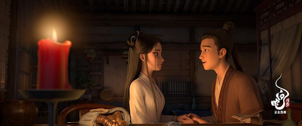 مار سفید: بر فراز آب