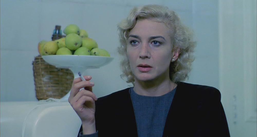 در یک قفسه شیشه ای