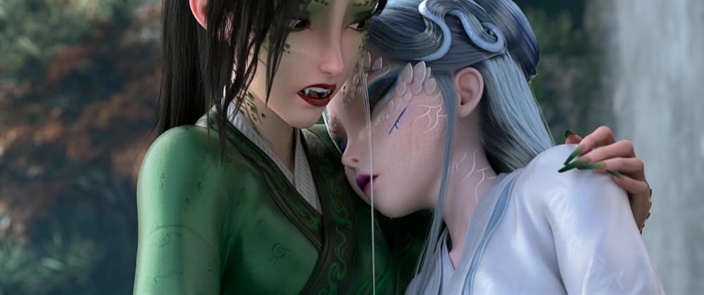 مار سفید: بر فراز آب