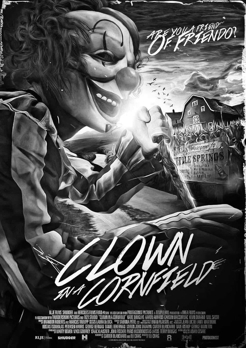 دلقک در مزرعه ذرت